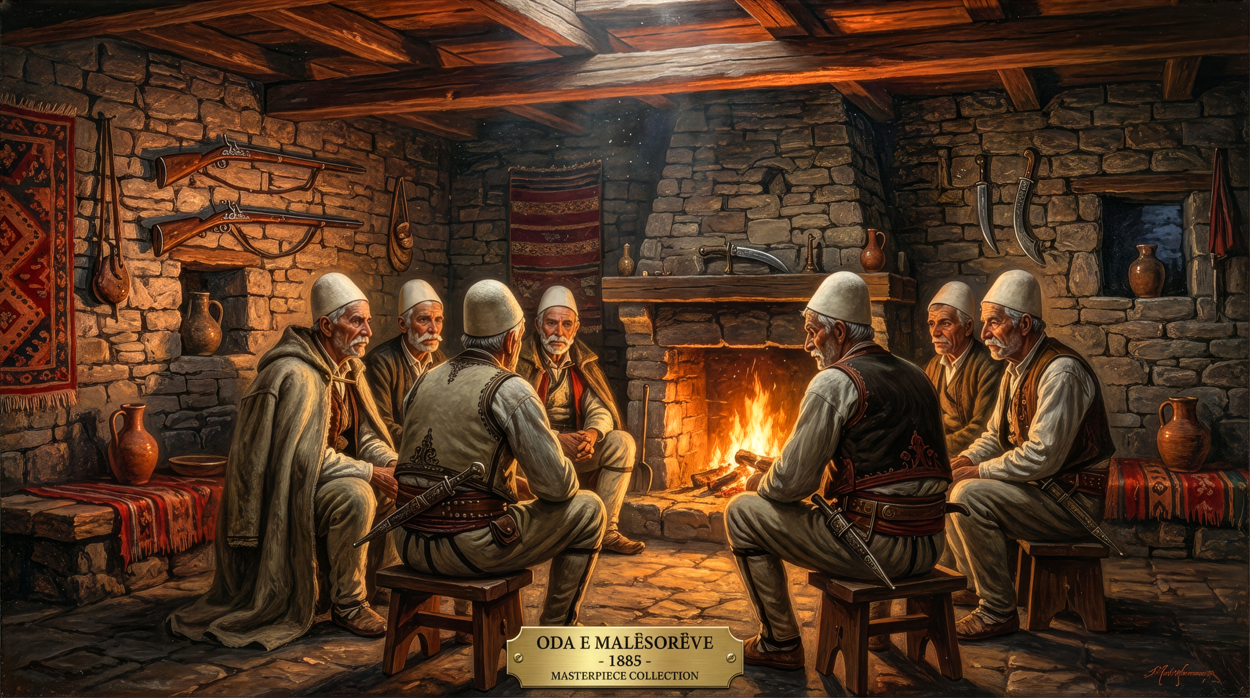 Pikture Muri Canvas 4K - Oda e Malësorëve - Image 2