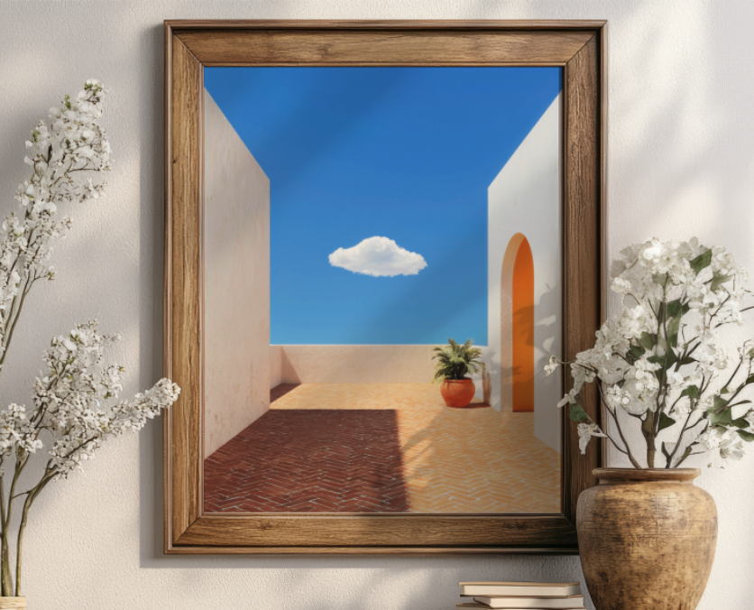 Dreamy Mediterranean Abstract