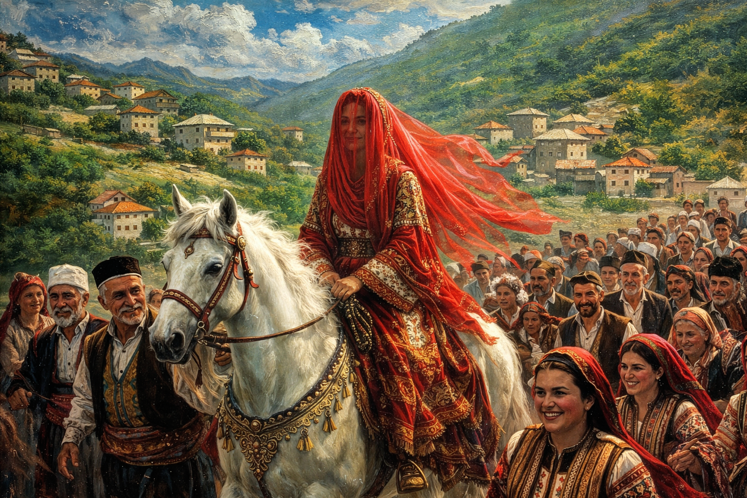 Fine Art Canvas Print - Dasmë tradicionale veriore - Image 2