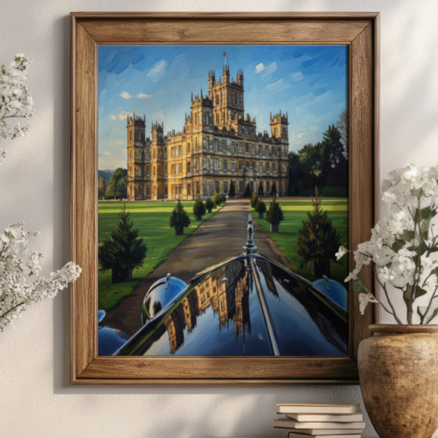 Elegant Highclere Castle Drive