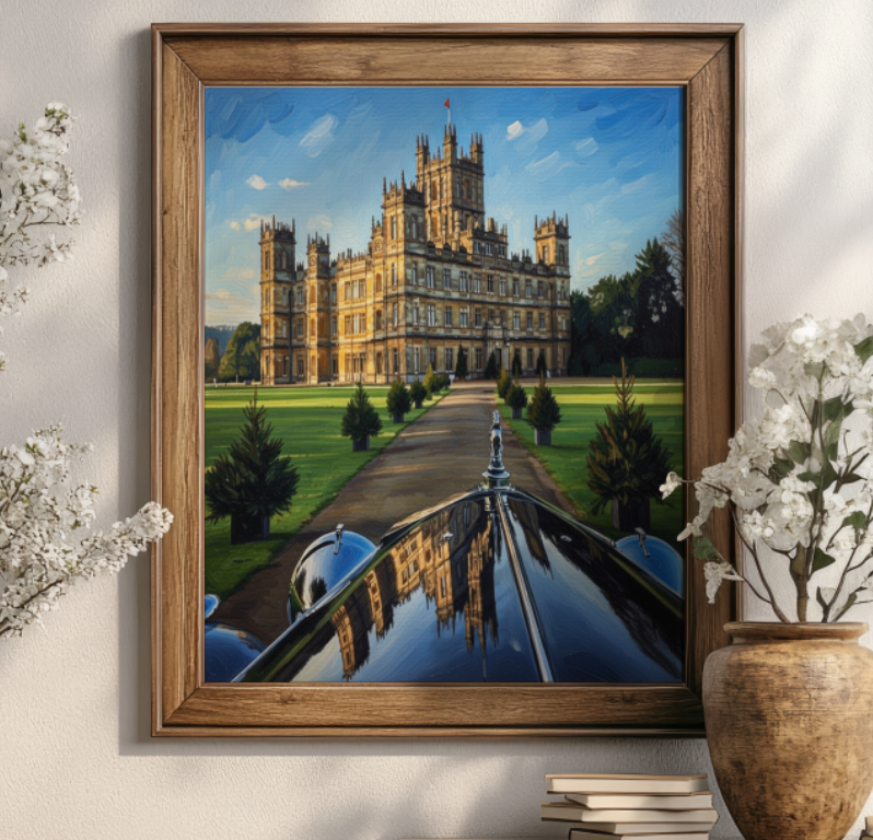 Elegant Highclere Castle Drive