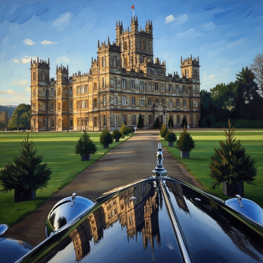 Elegant Highclere Castle Drive - Image 3