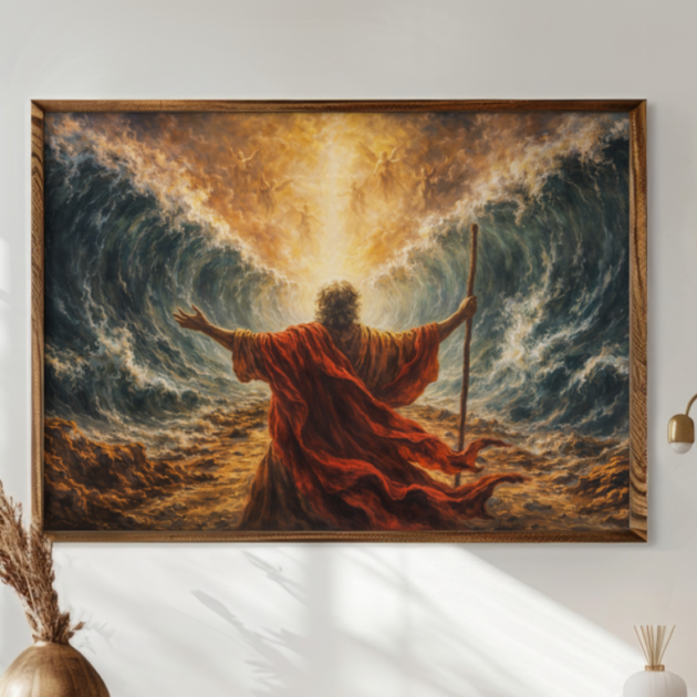 Divine Parting of the Red Sea - Moses