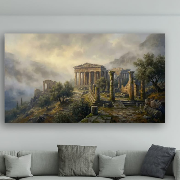 Ancient Delphi Ruins